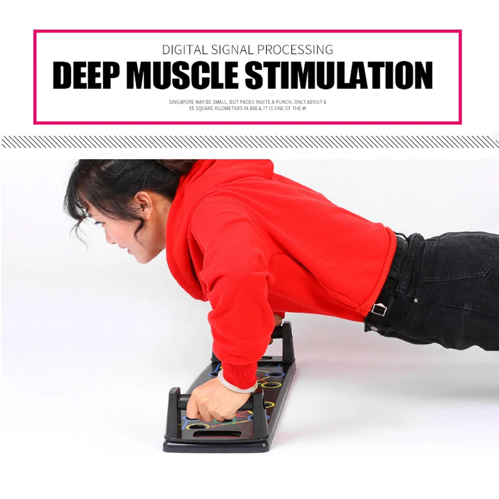 Unisex Push Up Rack Push-up Stand Board Gym Home Comprehensive Fitness Tool Exercise Sports Body Building Training Equipment
Unisex Push Up Rack Push-up Stand Board Gym Home Comprehensive Fitness Tool Exercise Sports Body Building Training Equipment