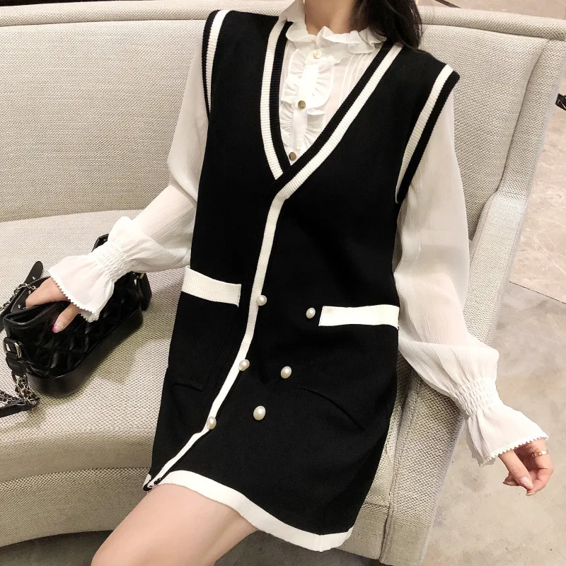 Early Platycodon Grandiflorum Skirt Design Feeling Suit Skirt French Shirt Plus Skirt Two-piece Set Knitting Dress 8971
Early Platycodon Grandiflorum Skirt Design Feeling Suit Skirt French Shirt Plus Skirt Two-piece Set Knitting Dress 8971