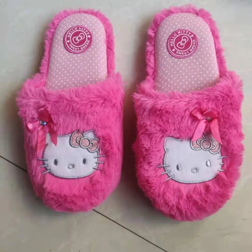 Winter Plush Slippers Woman Pink Leopard Furry flip-flops Warm Home Shoes Cat Shoes Cat Lover Slides Hello Kitty Slippers Lady
Winter Plush Slippers Woman Pink Leopard Furry flip-flops Warm Home Shoes Cat Shoes Cat Lover Slides Hello Kitty Slippers Lady