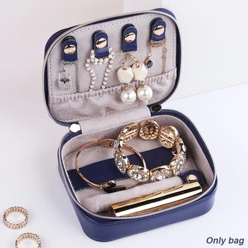 Gift Rings Double Zipper Portable Multifunctional Organiser Bag Watch Necklaces Travel Storage Holder PU Leather Jewelry Case
Gift Rings Double Zipper Portable Multifunctional Organiser Bag Watch Necklaces Travel Storage Holder PU Leather Jewelry Case