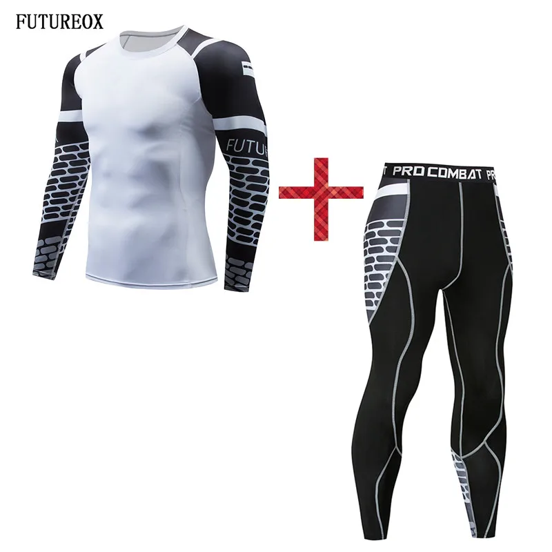 Men's Compression Shirt Sweat Set 3D Print Brand FUTUREOX Ultrathin Cool Spandex Bodybuilding Underwear Quick-drying Tops Set 
Men's Compression Shirt Sweat Set 3D Print Brand FUTUREOX Ultrathin Cool Spandex Bodybuilding Underwear Quick-drying Tops Set