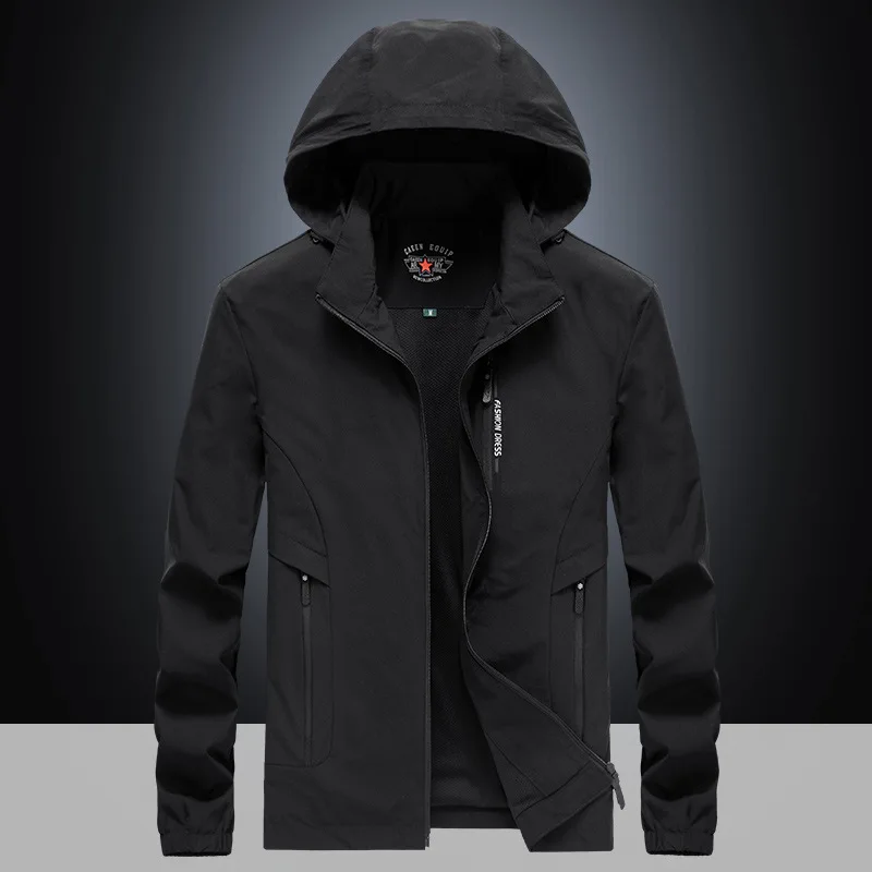 1920 #2019 Spring New Style Men Thin Solid Color Elastic-force Jacket Middle-aged Large Size Casual Hooded Coat
1920 #2019 Spring New Style Men Thin Solid Color Elastic-force Jacket Middle-aged Large Size Casual Hooded Coat