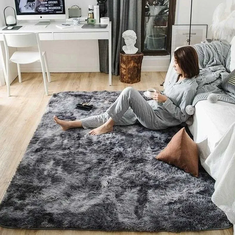 Fluffy Rugs Multicolored Hotel Warm Area Rug Floor Carpet Polyester Fiber 180x100cm Tie-Dyed Dining Room Mat Home Decoration
Fluffy Rugs Multicolored Hotel Warm Area Rug Floor Carpet Polyester Fiber 180x100cm Tie-Dyed Dining Room Mat Home Decoration
