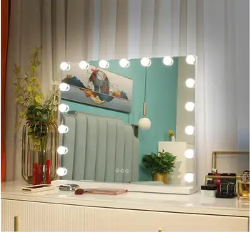 Large Led Make up Organizer Barber Mirror Station with Lights Dimmable Bulbs for Girl
Large Led Make up Organizer Barber Mirror Station with Lights Dimmable Bulbs for Girl