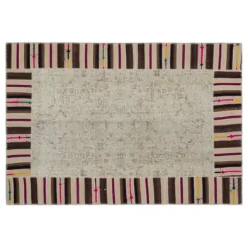 Handmade Natural Vintage Patchwork Area Rug 187x278 Cm-6'2''X9'1''
Handmade Natural Vintage Patchwork Area Rug 187x278 Cm-6'2''X9'1''