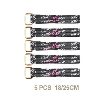 

5 PCS Flywoo 15x180mm / 15x250mm Battery Strap Golden Metal Buckle For RC Drone Quadcopter Multirotor Racing FPV Parts Accs