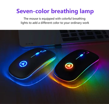 2.4GHz Wireless Optical Mouse Mice USB Rechargeable RGB 1600DPI Portable Mini Mouse For Office Computer PC Laptop Tablet
2.4GHz Wireless Optical Mouse Mice USB Rechargeable RGB 1600DPI Portable Mini Mouse For Office Computer PC Laptop Tablet