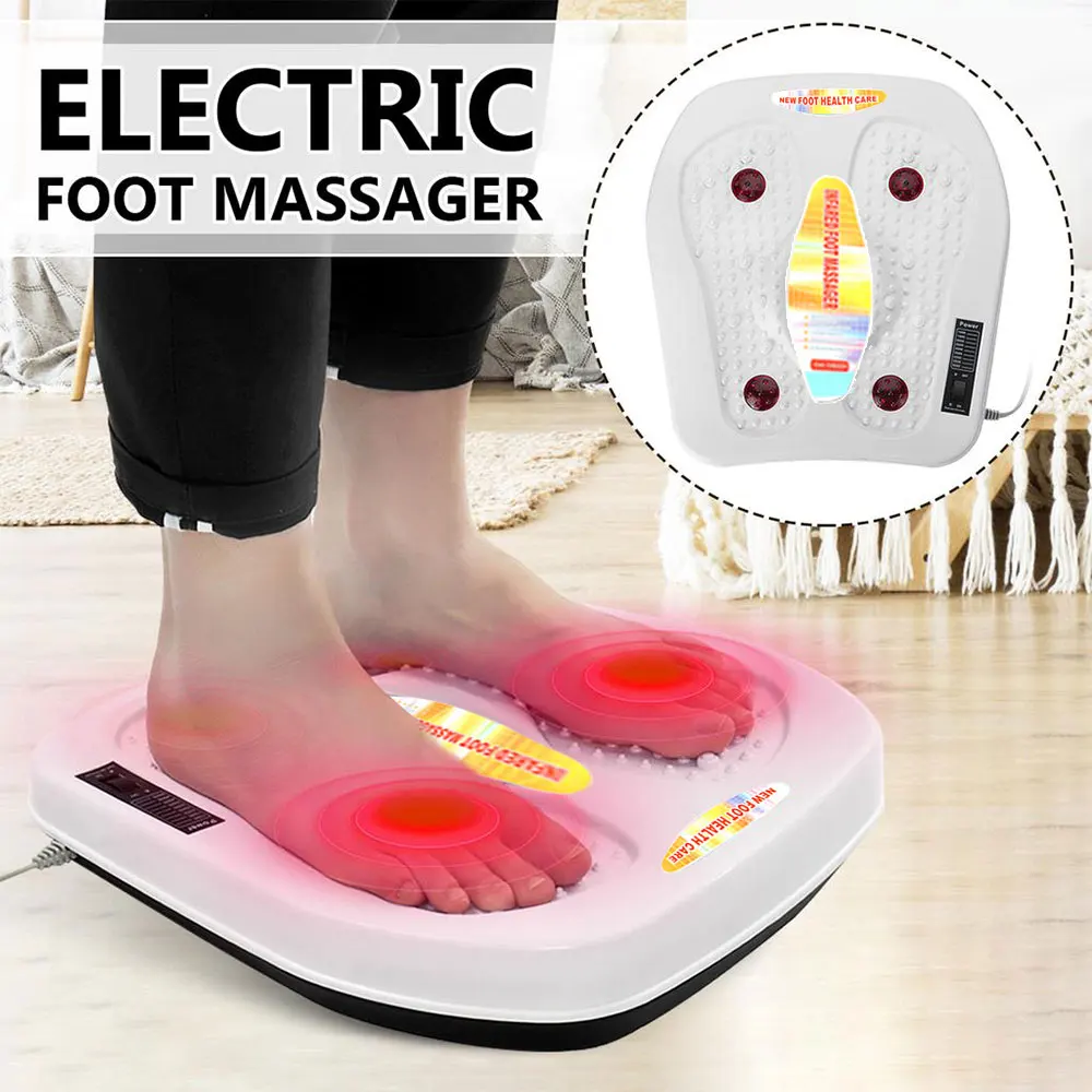 Electric Vibrator Relxation Foot Massager Infrared Acupuncture Heat Therapy Relaxing Fatigue Kneading Massager Health Care Electric Vibrator Relxation Foot Massager Infrared Acupuncture Heat Therapy Relaxing Fatigue Kneading Massager Health Care