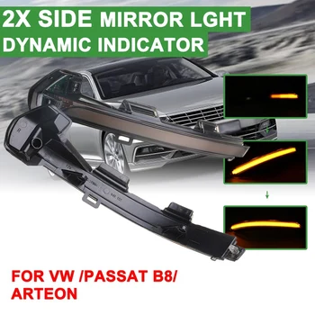 2Pcs Car Dynamic LED Turn Signal Light Rearview Mirror Blinker Indicator for VW Passat B8 Arteon 2015 2016 2017 2018 2019
2Pcs Car Dynamic LED Turn Signal Light Rearview Mirror Blinker Indicator for VW Passat B8 Arteon 2015 2016 2017 2018 2019
