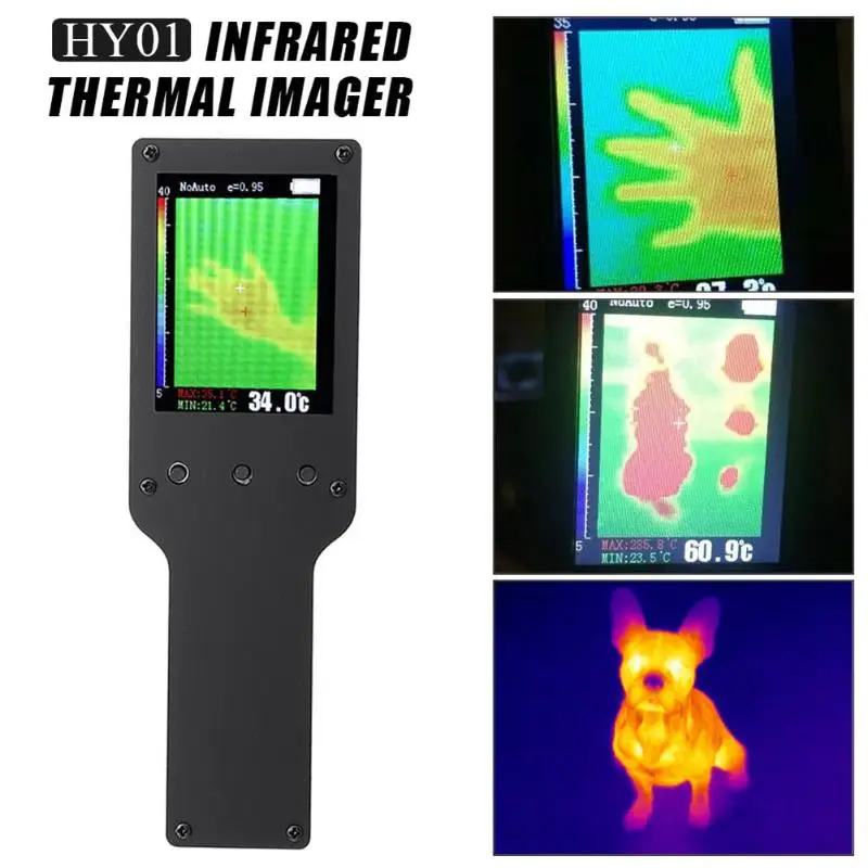 Infrared Thermal Imager Thermometer High Pixel LCD Backlight Display Handheld Pyrometer Non-contact Temperature Meter
Infrared Thermal Imager Thermometer High Pixel LCD Backlight Display Handheld Pyrometer Non-contact Temperature Meter