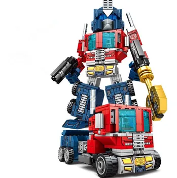 City Transformation Robot Truck Model Building Blocks Creative DIY Education Technic car Mech Bricks Toys For Children
City Transformation Robot Truck Model Building Blocks Creative DIY Education Technic car Mech Bricks Toys For Children