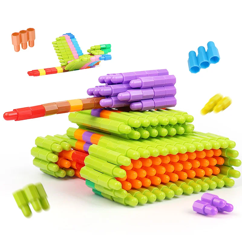Large Plastic Bullet Building Blocks Set, Children's DIY Puzzle Toy for Boys and Girls
Large Plastic Bullet Building Blocks Set, Children's DIY Puzzle Toy for Boys and Girls