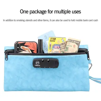 Smoking Smell Proof Bag Leather Tobacco Pouch With Combination Lock For Herb Odor Proof Stash Container Case Waterproof Storage
Smoking Smell Proof Bag Leather Tobacco Pouch With Combination Lock For Herb Odor Proof Stash Container Case Waterproof Storage
