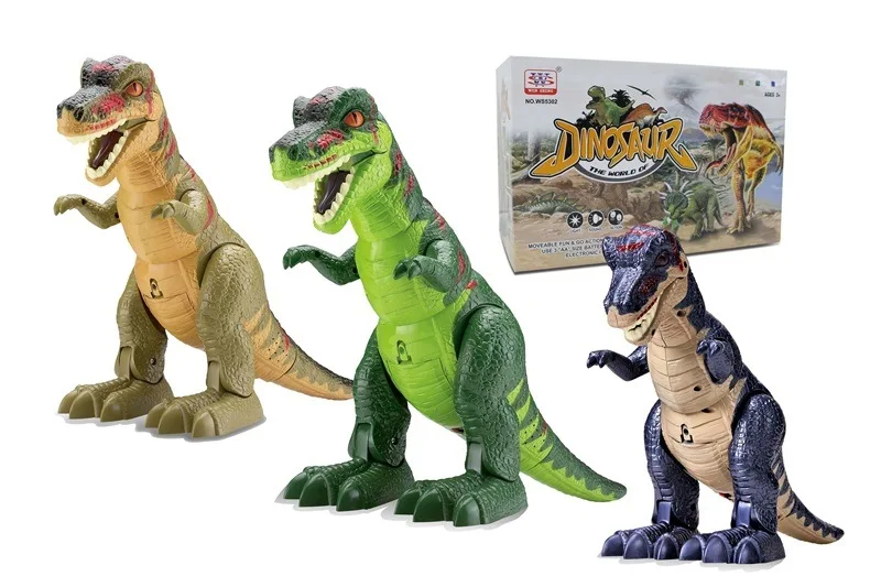 Children Electric Dinosaur Model New Style Children Shining Sound Making Will Go Electric Imitation Dinosaurs Model T-Rex
Children Electric Dinosaur Model New Style Children Shining Sound Making Will Go Electric Imitation Dinosaurs Model T-Rex