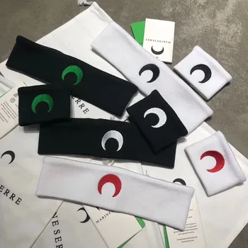 2019fw New Collection Marine Serre Moon Embroidery Elastic Heabands Men Women Unisex HipHop Hairband Wristband 2Pcs/Set
2019fw New Collection Marine Serre Moon Embroidery Elastic Heabands Men Women Unisex HipHop Hairband Wristband 2Pcs/Set