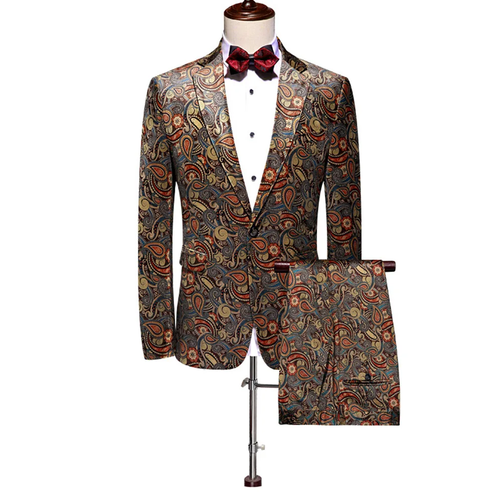 Dressv Khaki Men Suits Flower Jacket+Pants Two Pieces Business Wear Slim For Wedding Prom Party Groom Suits Plus Size
Dressv Khaki Men Suits Flower Jacket+Pants Two Pieces Business Wear Slim For Wedding Prom Party Groom Suits Plus Size