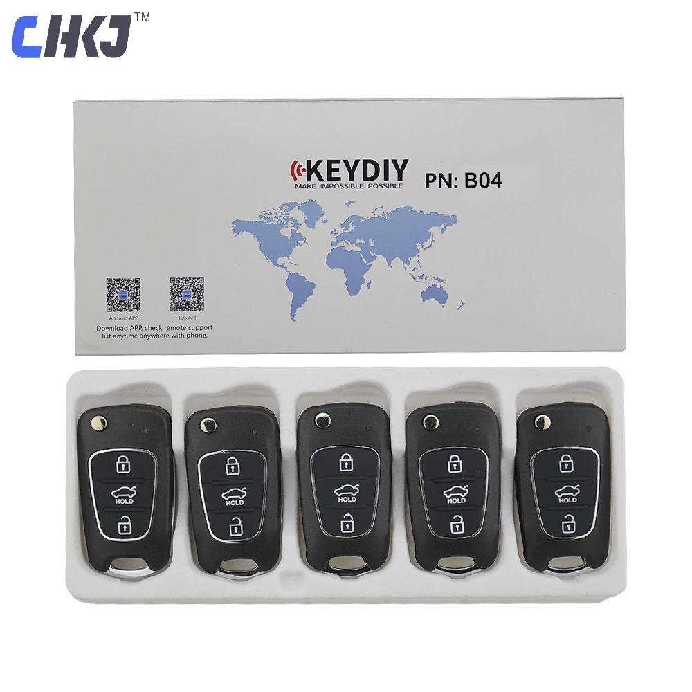 CHKJ 5pcs/lot B04 KD Key Remote Control Auto Car Keys B Series 3 Button for KD900/KD900+/URG200 KD MINI Key Programmer
CHKJ 5pcs/lot B04 KD Key Remote Control Auto Car Keys B Series 3 Button for KD900/KD900+/URG200 KD MINI Key Programmer