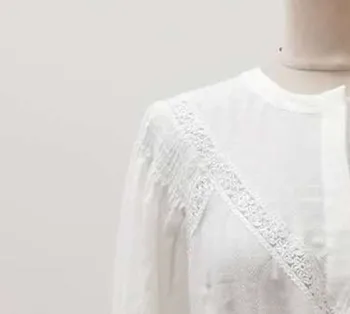 Women's White Lace Blouse&Shirt Long Sleeve O-neck Hollow Out Sweet Female Shirt and Tops 2020 New Spring Autumn 
Women's White Lace Blouse&Shirt Long Sleeve O-neck Hollow Out Sweet Female Shirt and Tops 2020 New Spring Autumn