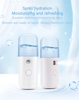 Portable Face Steamer Nano Sprayer USB Charge 30ml Electric Nebulizer Handheld Humidifier Skin Hydrating Skin Care Beauty Tool
Portable Face Steamer Nano Sprayer USB Charge 30ml Electric Nebulizer Handheld Humidifier Skin Hydrating Skin Care Beauty Tool