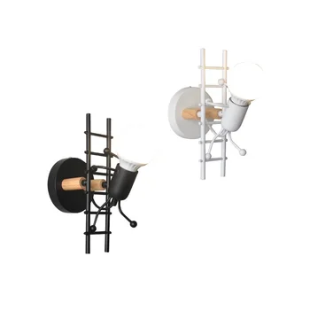 Cool Simple Villain Wall Lamp Iron Stairs Villain Wall Lamp Children's Room Bedroom Bedside Porch Corridor Wall Lamp
Cool Simple Villain Wall Lamp Iron Stairs Villain Wall Lamp Children's Room Bedroom Bedside Porch Corridor Wall Lamp