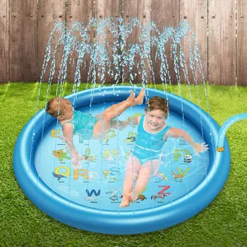 170cm Outdoor Lawn Beach Sea Animal Inflatable Water Spray Kids Sprinkler Play Pad Sports toys play games mat with friend 
170cm Outdoor Lawn Beach Sea Animal Inflatable Water Spray Kids Sprinkler Play Pad Sports toys play games mat with friend