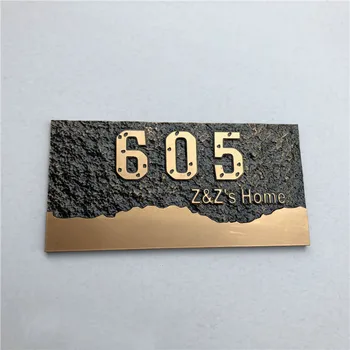 Customized Design Sign Door Plates Villa Apartment Letter Number Plaque House Hotel Antique Home Address Number Stickers 
Customized Design Sign Door Plates Villa Apartment Letter Number Plaque House Hotel Antique Home Address Number Stickers