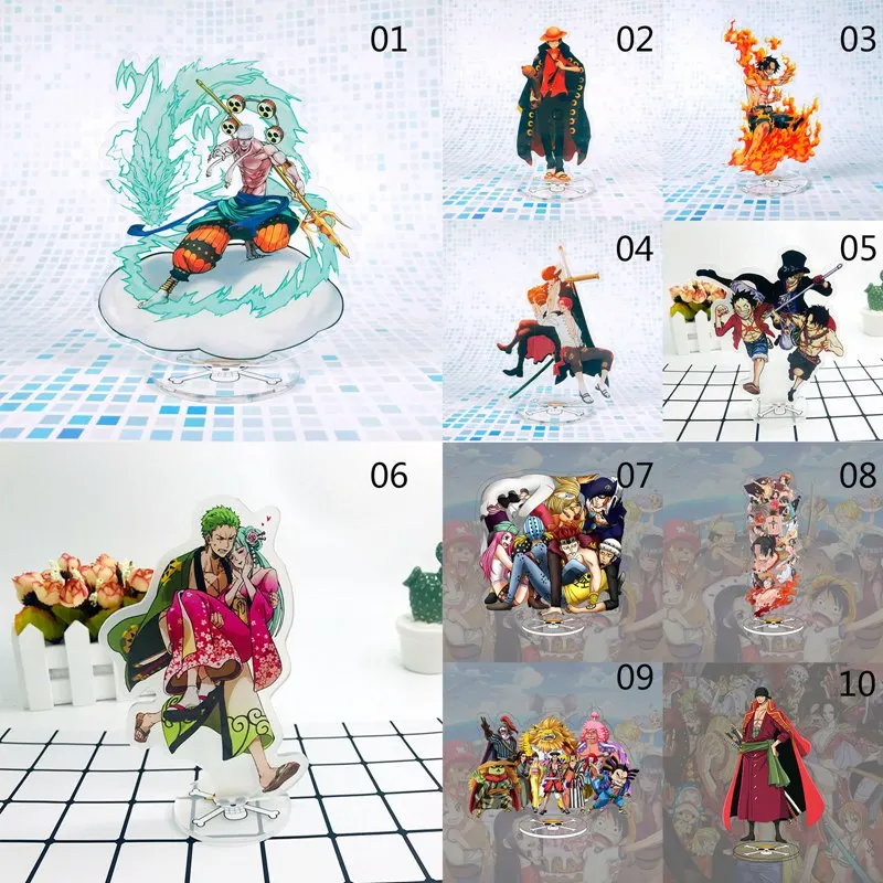Anime One Piece Acrylic Action Figures Stand Ornaments Double-side Printed Desk Decor Topper 15cm
Anime One Piece Acrylic Action Figures Stand Ornaments Double-side Printed Desk Decor Topper 15cm