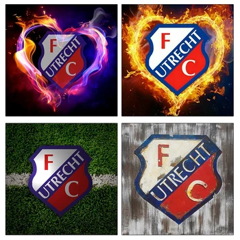 Full drill 5D Diamond Painting football fc utrecht logo Cross Stitch Diamond Embroidery Patterns rhinestones Diamond Mosaic
Full drill 5D Diamond Painting football fc utrecht logo Cross Stitch Diamond Embroidery Patterns rhinestones Diamond Mosaic