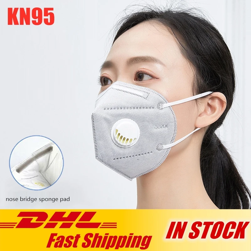 DHL Shipping KN95 Filtration Face Masks Anti-flu Folding Valved Dust Mask PM2.5 Safe Breathable Sanitary N95 Mouth Cover
DHL Shipping KN95 Filtration Face Masks Anti-flu Folding Valved Dust Mask PM2.5 Safe Breathable Sanitary N95 Mouth Cover