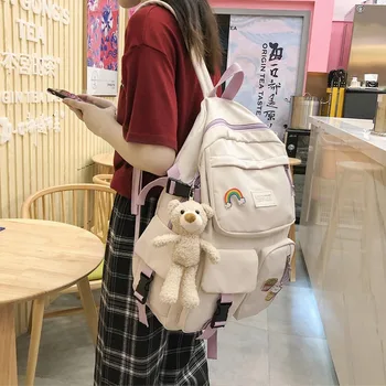 women backpack girls shoulder bag high quality laptop backpack canvas schoolbag for teenager girls cute backpacks школьная сумка
women backpack girls shoulder bag high quality laptop backpack canvas schoolbag for teenager girls cute backpacks школьная сумка