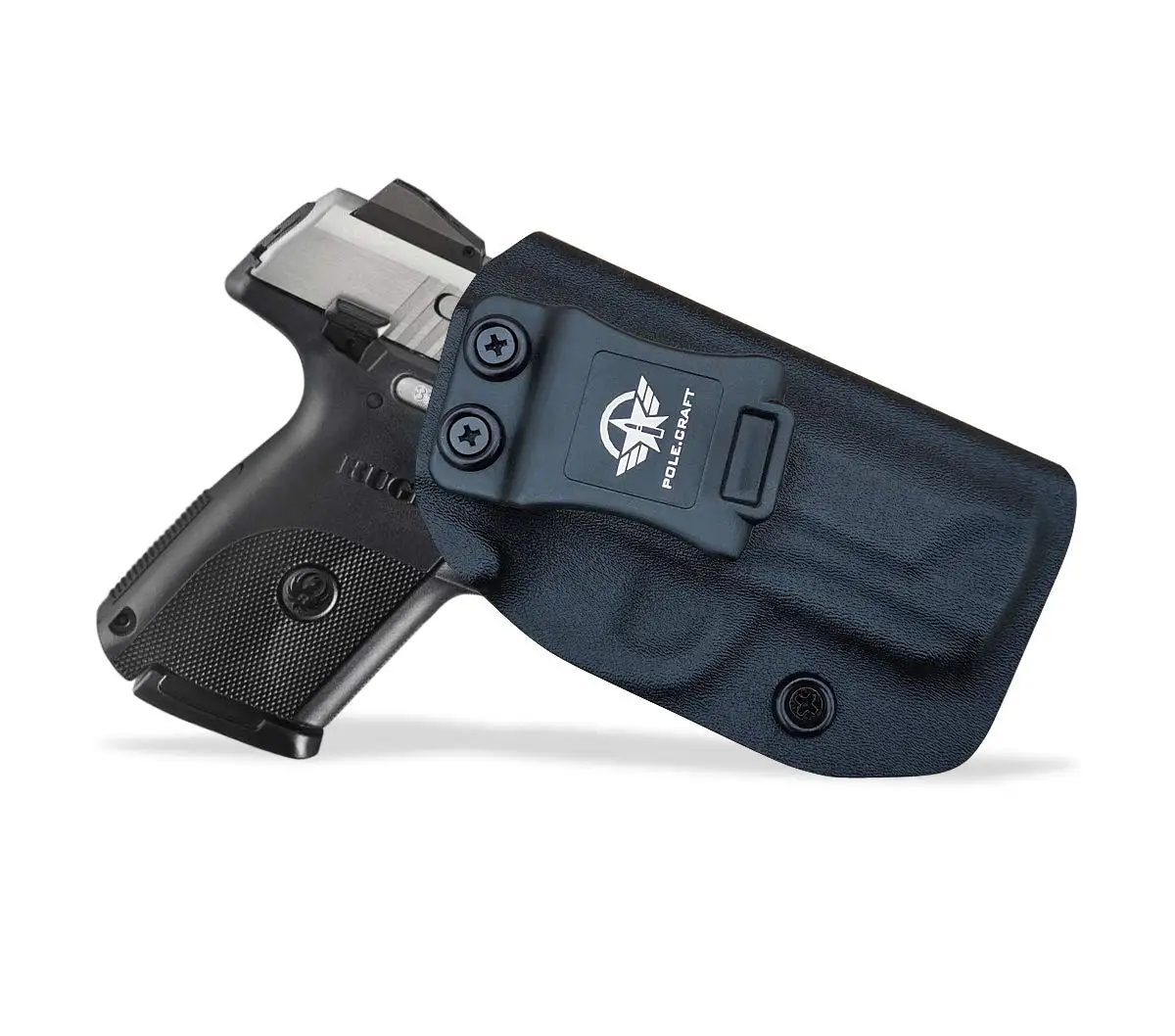 POLE.CRAFT Ruger SR9C Holster IWB Kydex Holster Custom Fit: Ruger SR9C Pistol - Inside Waistband Concealed Carry
POLE.CRAFT Ruger SR9C Holster IWB Kydex Holster Custom Fit: Ruger SR9C Pistol - Inside Waistband Concealed Carry