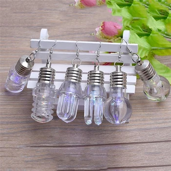 New Women's Fashion Funny Nightclub Jumping Bulb Earrings Colorful Light Bulb Earrings Fashion Jewelry Creative Gifts 
New Women's Fashion Funny Nightclub Jumping Bulb Earrings Colorful Light Bulb Earrings Fashion Jewelry Creative Gifts