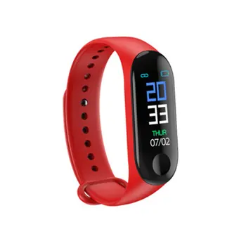 New M3 Smart Bracelet Sports Watch Black Color Screen Exercise Heart Rate Blood Pressure Step Information Remind
New M3 Smart Bracelet Sports Watch Black Color Screen Exercise Heart Rate Blood Pressure Step Information Remind
