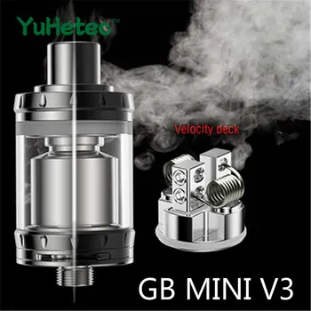 Authentic YUHETEC GB Mini V3/Goblin Mini V3 RTA Rebuildable Tank velocity deck DIY Atomizer 2ML Electronic Cigarette Atomizers
Authentic YUHETEC GB Mini V3/Goblin Mini V3 RTA Rebuildable Tank velocity deck DIY Atomizer 2ML Electronic Cigarette Atomizers