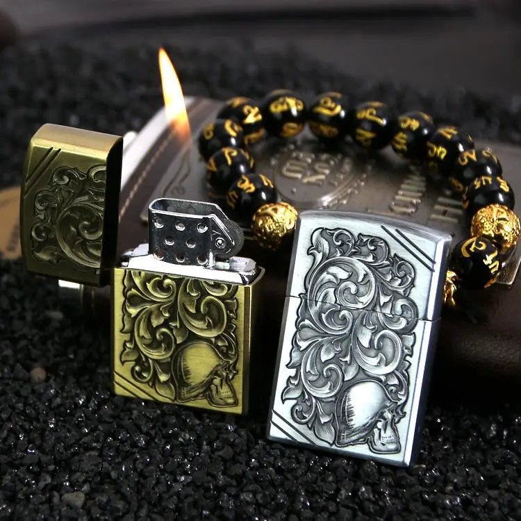 Flower Emboss gas Inflatable lighter Fashion cigarette Metal lighters Windproof smoking Grinding Wheel Lighter Outdoor
Flower Emboss gas Inflatable lighter Fashion cigarette Metal lighters Windproof smoking Grinding Wheel Lighter Outdoor