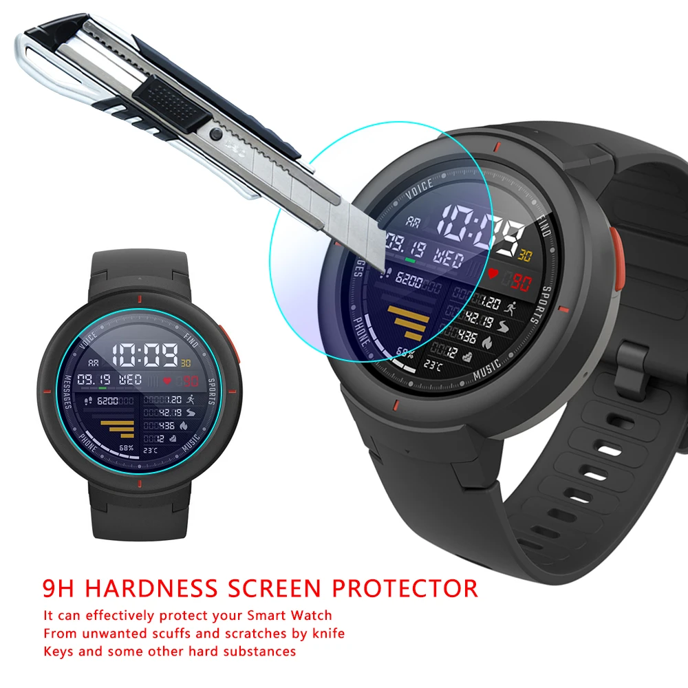 Screen Protectors Protective Films Guard for Huami Amazfit Pace Stratos Verge Lite High Quality 2PCS Curved Tempered 2.5D Glass
Screen Protectors Protective Films Guard for Huami Amazfit Pace Stratos Verge Lite High Quality 2PCS Curved Tempered 2.5D Glass