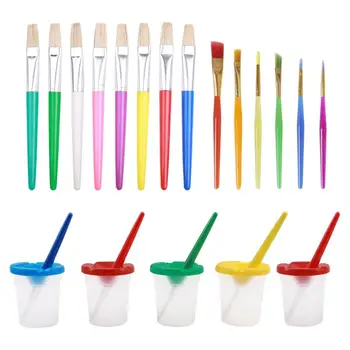 19pcs Watercolor Paint Set Pigment Color Cup Graffiti Tool Wash Transparent Plastic Cup Wash Pen Holder Paint Brushes Kit
19pcs Watercolor Paint Set Pigment Color Cup Graffiti Tool Wash Transparent Plastic Cup Wash Pen Holder Paint Brushes Kit