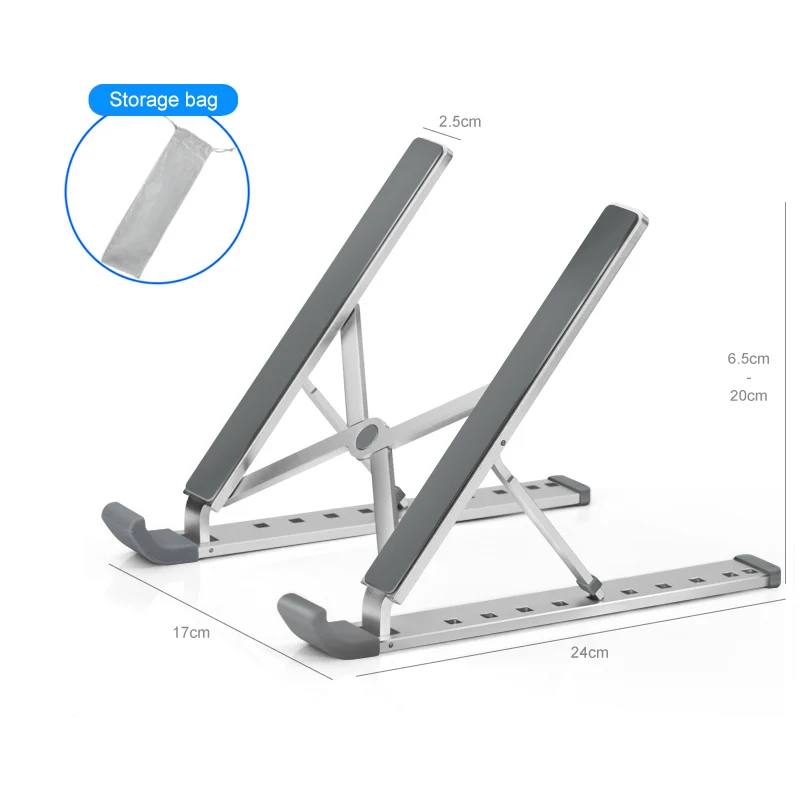 Aluminum Alloy Adjustable Notebook Stand Foldable Laptop Stand For Macbook Air Pro Portable Computer Holder Cooling Bracket
Aluminum Alloy Adjustable Notebook Stand Foldable Laptop Stand For Macbook Air Pro Portable Computer Holder Cooling Bracket