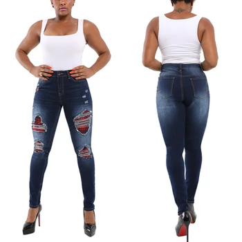 Skinny Jeans Woman Plaid Ripped Jeans Denim Pants Women Streetwear Distressed Vintage Blue Long Pencil Jeans Fall 2019
Skinny Jeans Woman Plaid Ripped Jeans Denim Pants Women Streetwear Distressed Vintage Blue Long Pencil Jeans Fall 2019