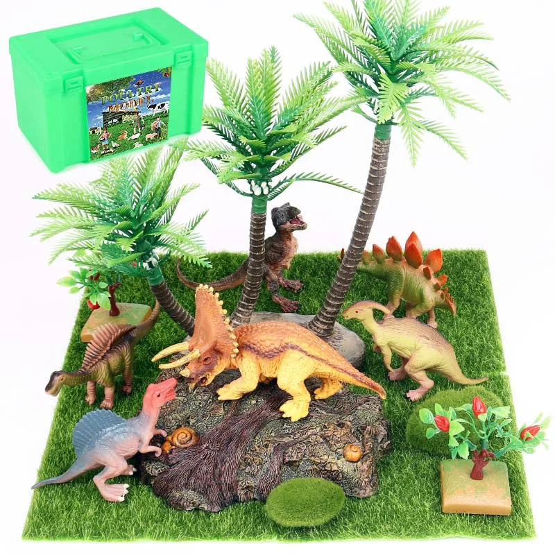 Oenux 17PCS Prehistoric Jurassic Spinosaurus Triceratops T-Rex Action Figures Dinosaur World Park Model Education Toys Kids Gift
Oenux 17PCS Prehistoric Jurassic Spinosaurus Triceratops T-Rex Action Figures Dinosaur World Park Model Education Toys Kids Gift