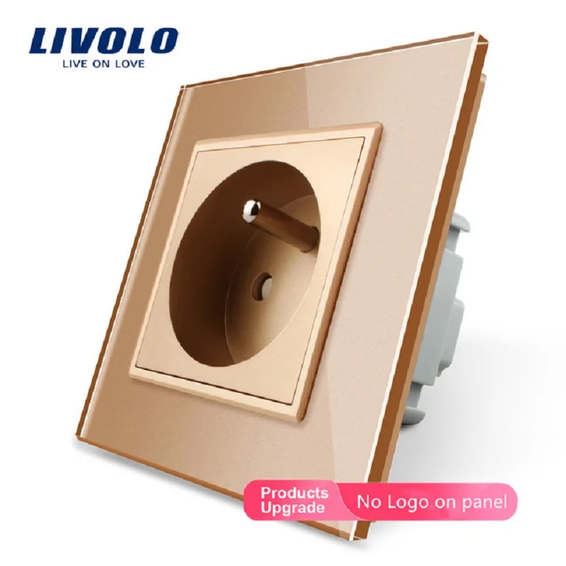 Бесплатная доставка Livolo Новый французский Стандартный стены Мощность гнездо VL