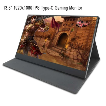 13.3" 1920x1080 IPS FHD LED Screen Type-C(USB-C) Gaming Portable Monitor CNC Aluminum Shell Mini HDMI Port For PS4 XBOX ect
13.3" 1920x1080 IPS FHD LED Screen Type-C(USB-C) Gaming Portable Monitor CNC Aluminum Shell Mini HDMI Port For PS4 XBOX ect
