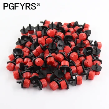 100p 1/4Inch Adjustable Micro Drip Irrigation System Watering Sprinklers Anti-Clogging Emitter 4/7mm Red Dripper Garden Supplies
100p 1/4Inch Adjustable Micro Drip Irrigation System Watering Sprinklers Anti-Clogging Emitter 4/7mm Red Dripper Garden Supplies
