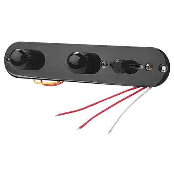 Saddle Bridge Plate 3 Way Switch Prewired Control Plate for TL Guitar Electric Guitar Part Black
Saddle Bridge Plate 3 Way Switch Prewired Control Plate for TL Guitar Electric Guitar Part Black