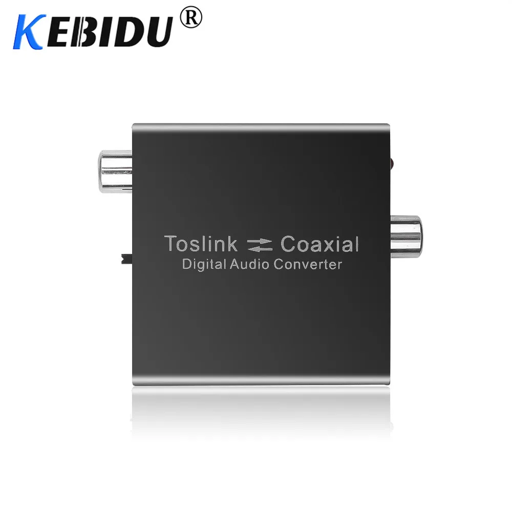 Kebidu Digital Audio Converter Optical SPDIF Toslink To Coaxial And Coaxial To Optical SPDIF Toslink Bi-Directional Switcher
Kebidu Digital Audio Converter Optical SPDIF Toslink To Coaxial And Coaxial To Optical SPDIF Toslink Bi-Directional Switcher