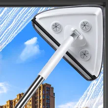 Glass Wiper Telescopic Rod Window Cleaning Squeegee Multifunction Flat Mops Window Wiper Household Dust Triangle Cleaning Tools
Glass Wiper Telescopic Rod Window Cleaning Squeegee Multifunction Flat Mops Window Wiper Household Dust Triangle Cleaning Tools