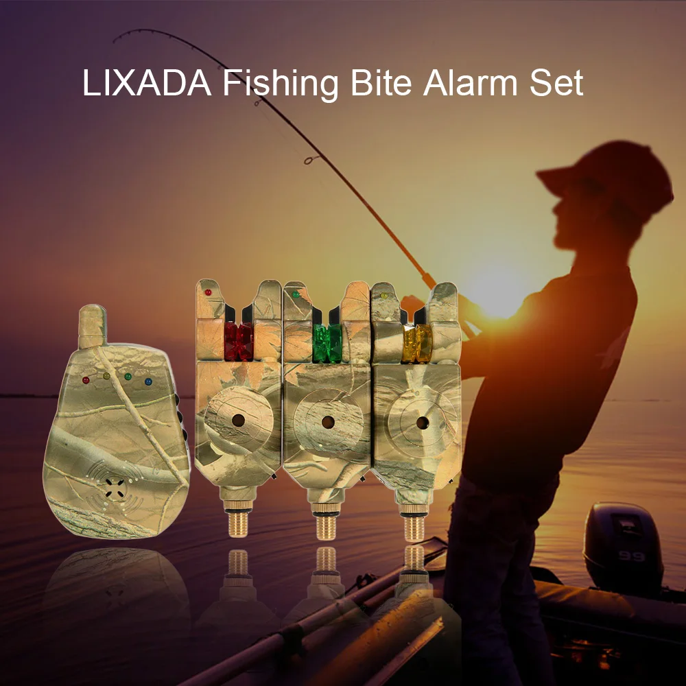 3 Fishing Bite Alarms + 1 Receiver Fishing Bite Alarm Set Wireless LED Fishing Alarm Alert Set with Case
3 Fishing Bite Alarms + 1 Receiver Fishing Bite Alarm Set Wireless LED Fishing Alarm Alert Set with Case