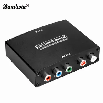 Bundwin 1080P HDMI to RGB Component 5 RCA YPbPr Video + R/L Audio Converter Adapter for TV PC with Power Adapter
Bundwin 1080P HDMI to RGB Component 5 RCA YPbPr Video + R/L Audio Converter Adapter for TV PC with Power Adapter
