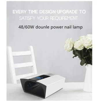 60W Nail Lamp Infrared intelligent induction 30pcs LED/UV Double light source lamp beads Intelligent display time
60W Nail Lamp Infrared intelligent induction 30pcs LED/UV Double light source lamp beads Intelligent display time