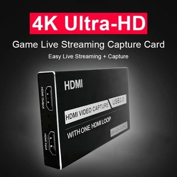Grabber Loop Out for Live Streaming Video Tuner Box Grabber Compatible 4K 60Hz HDMI to USB 3.0 Video Capture Card
Grabber Loop Out for Live Streaming Video Tuner Box Grabber Compatible 4K 60Hz HDMI to USB 3.0 Video Capture Card